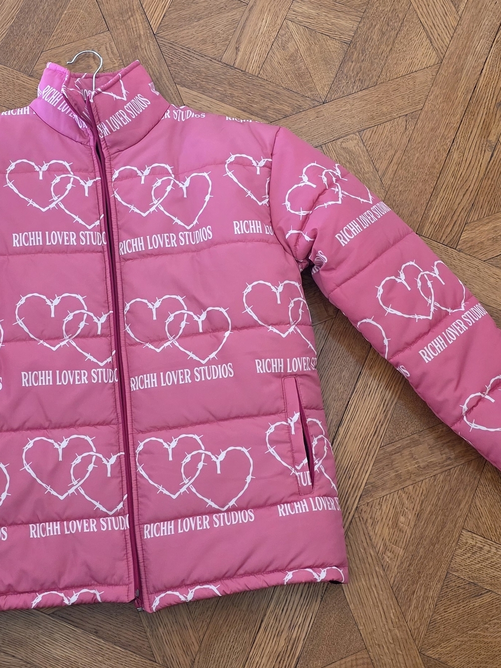 Kids Pink Puffer Jacket